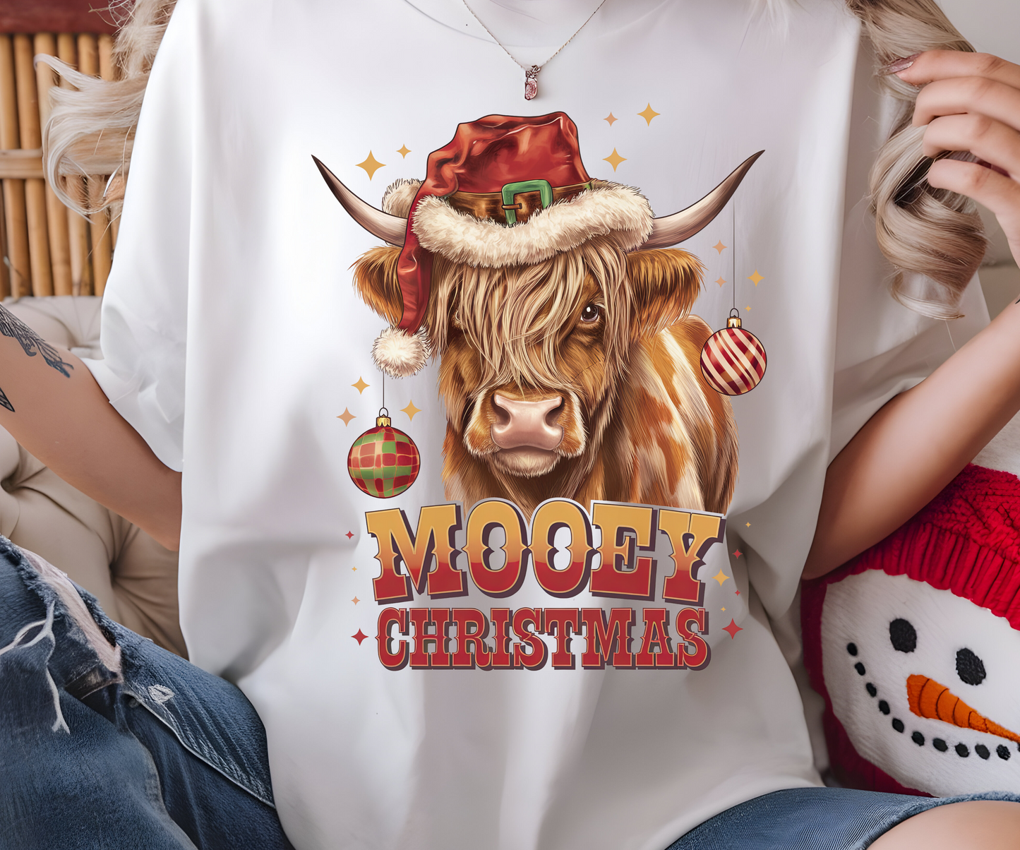 Women's Funny Christmas T-Shirt | Jolly Christmas Shirt