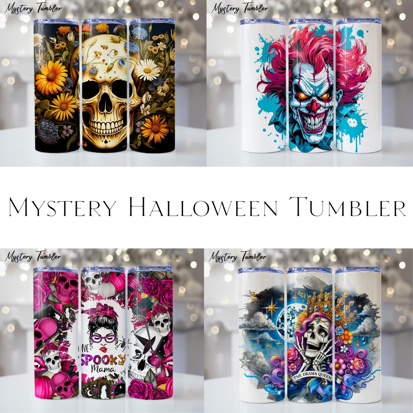 Mysterious Gift Box | Halloween Tumbler Mystery Box | Surprise Box | Spooky Gift