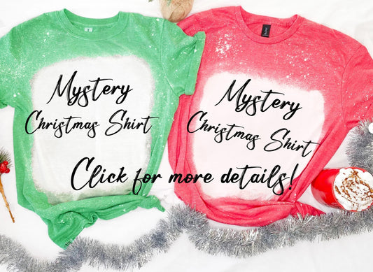 Christmas T Shirt | Mystery Clothing | Christmas Mystery Gift | Funny Christmas Shirts | Mystery Clothing | Funny Cute Christmas T Shirt